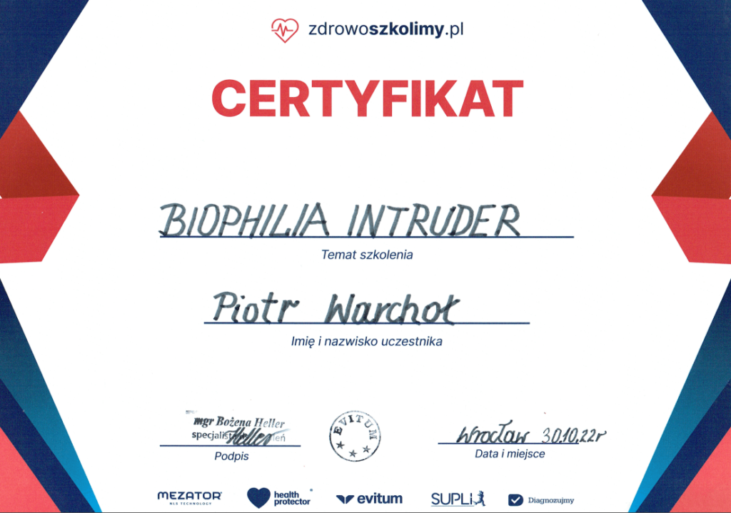piotr certyfikat biorezonans biophilia intruder zdrowo szkolimy (1)